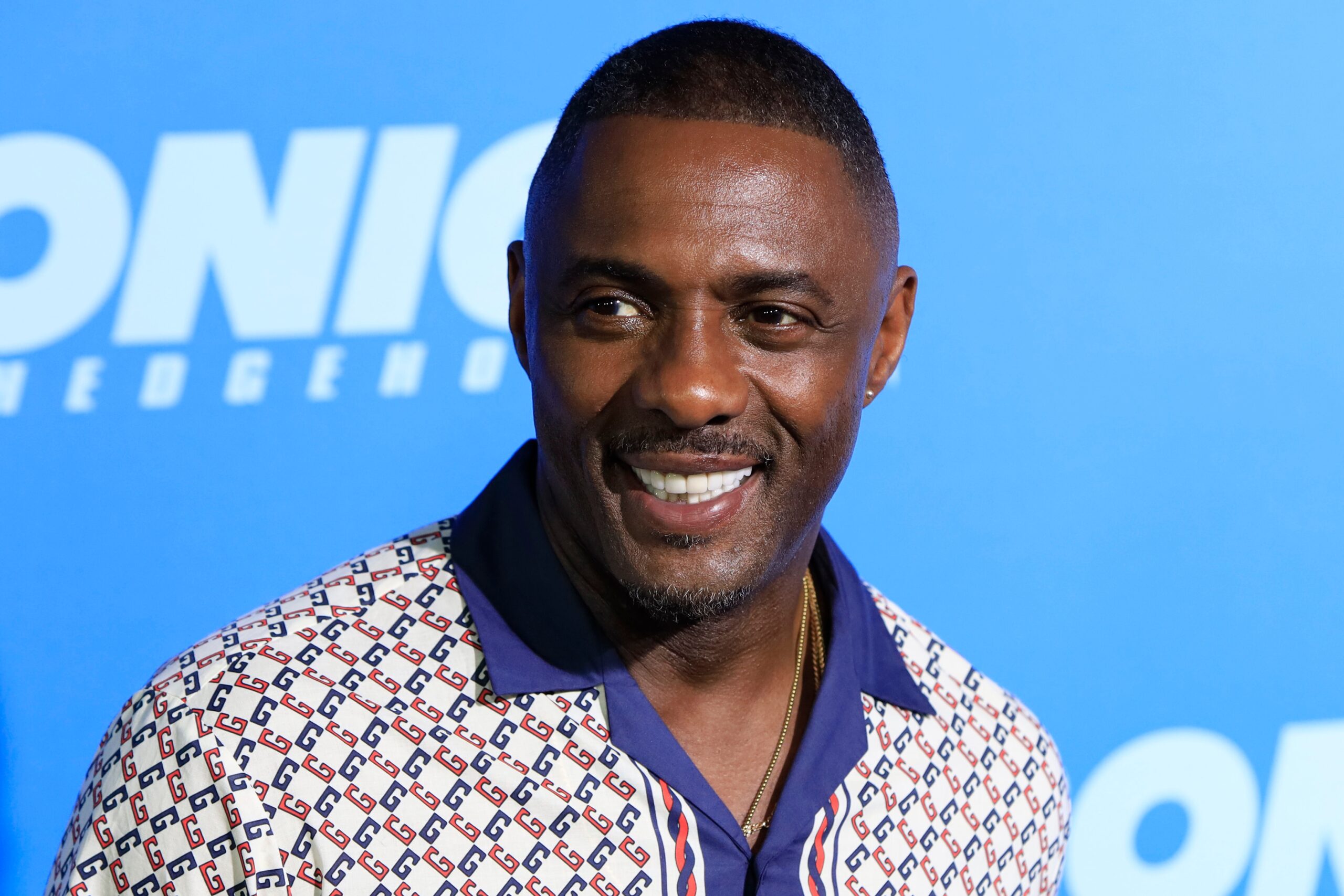 Idris Elba at the Sonic the Hedgehog 2 premiere